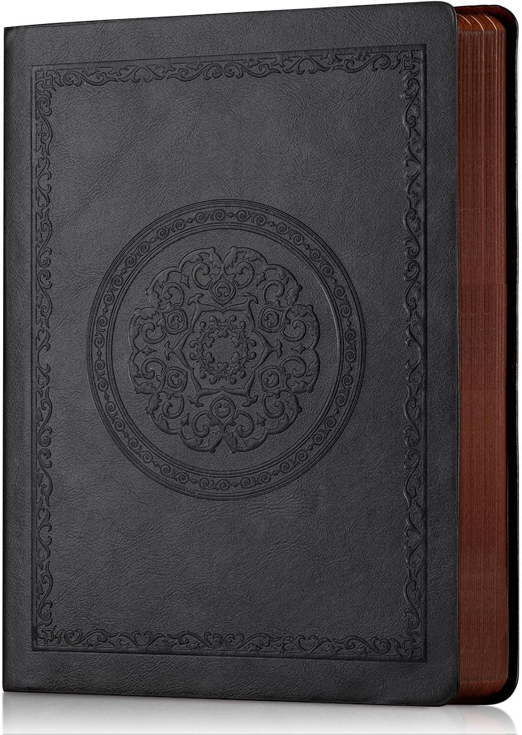 Fetinar Leather Vintage Journal Notebook,300 Pages,Leather Softcover Lined Journal Notebooks for Women Men,Notebook Journals for Writing Travel,Business,Office,5.7'' X 8.3''